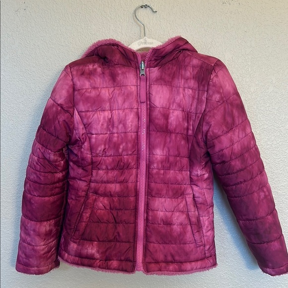 Pink Kids Puffer Jacket - Picture 1 of 8